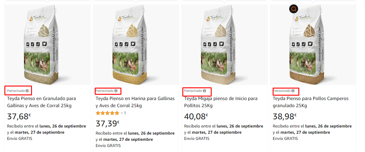 Pienso para gallinas - Resultados patrocinados